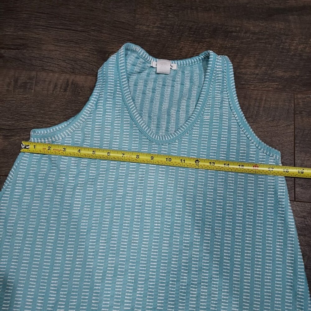 Anthropologie Caution To The Wind Blue Green Long Maxi Dress USA Women M - Picture 7 of 10